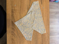 Blue & Beige Leaves Bandana