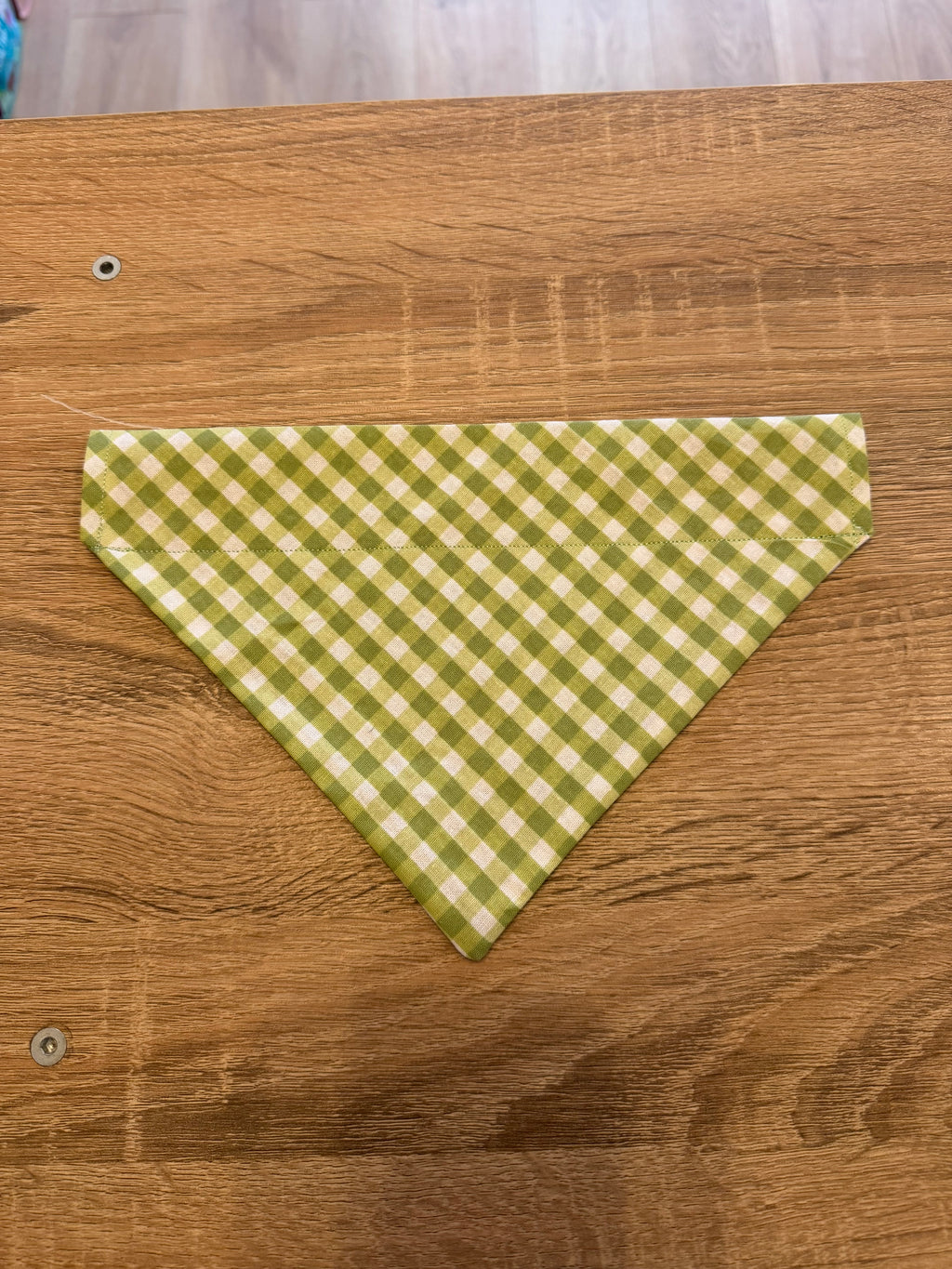 Green Checkered Bandana