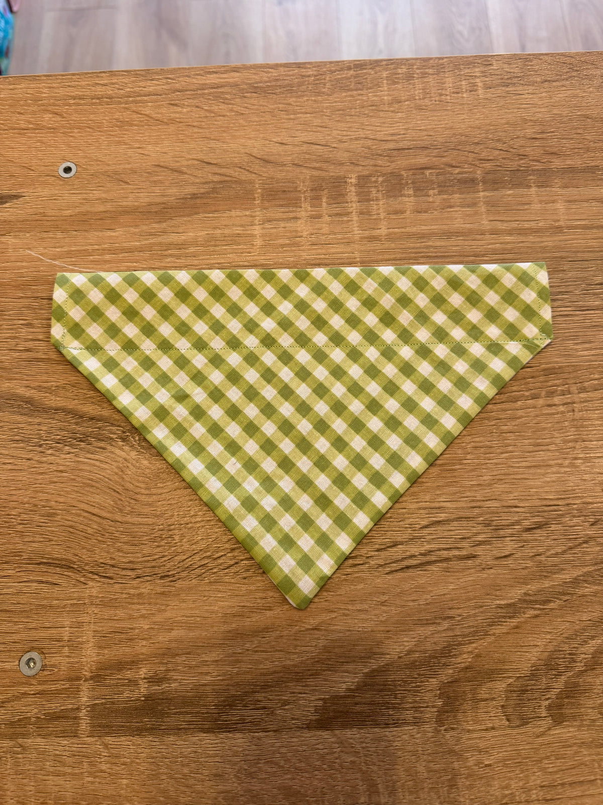 Green Checkered Bandana