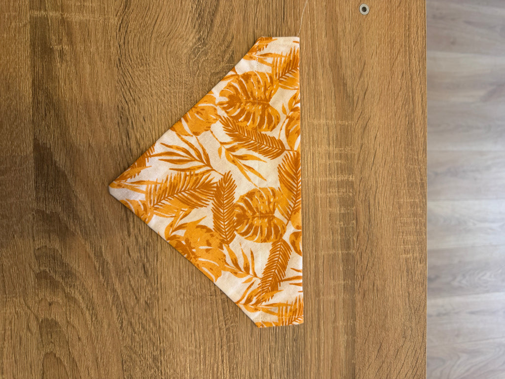 Orange Leaves Bandana