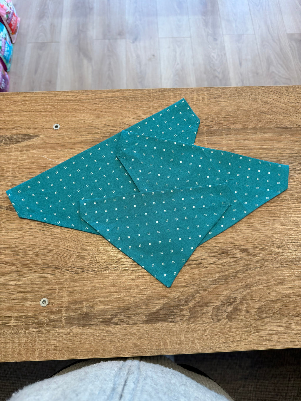 Teal Small Diamonds