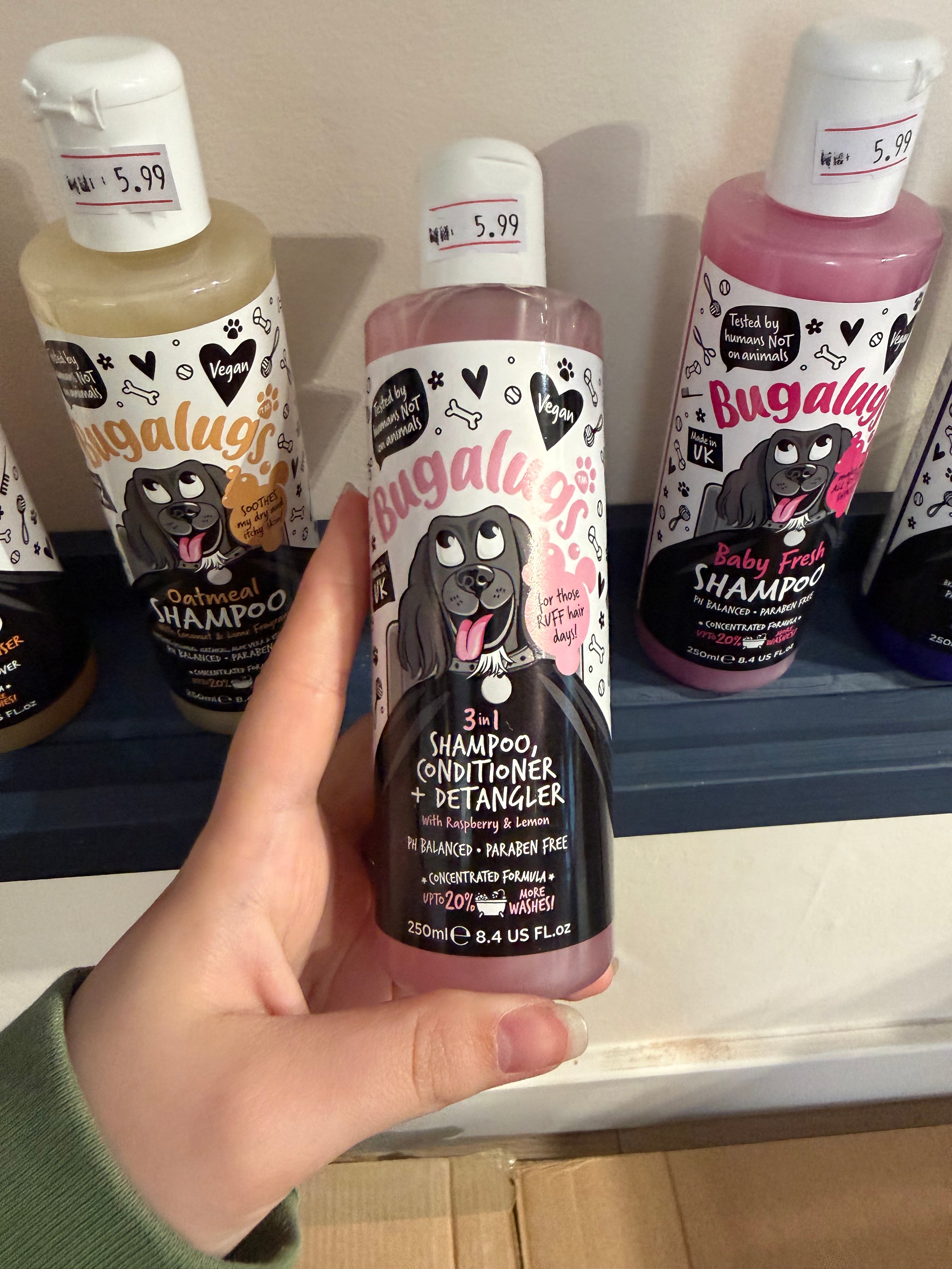 Bugalugs 3in1 Shampoo, Conditioner and Detangler