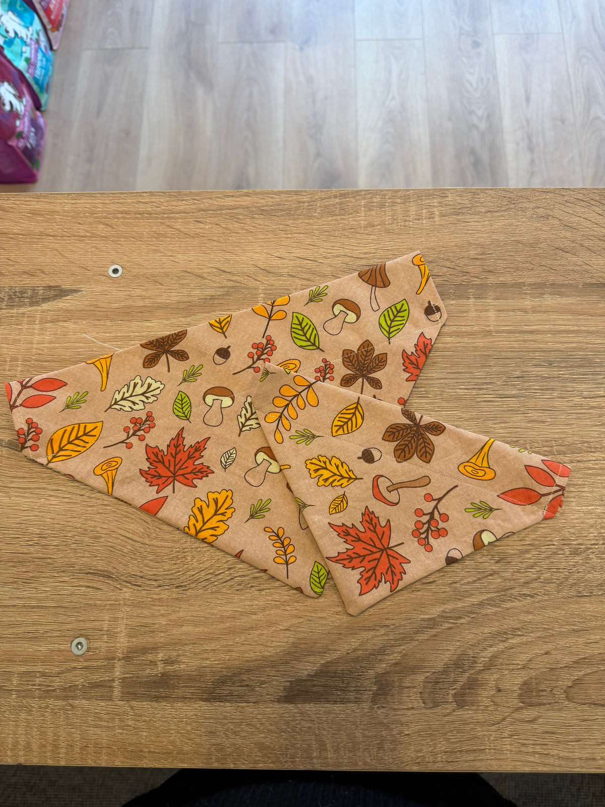 Beige Autumnal Bandana