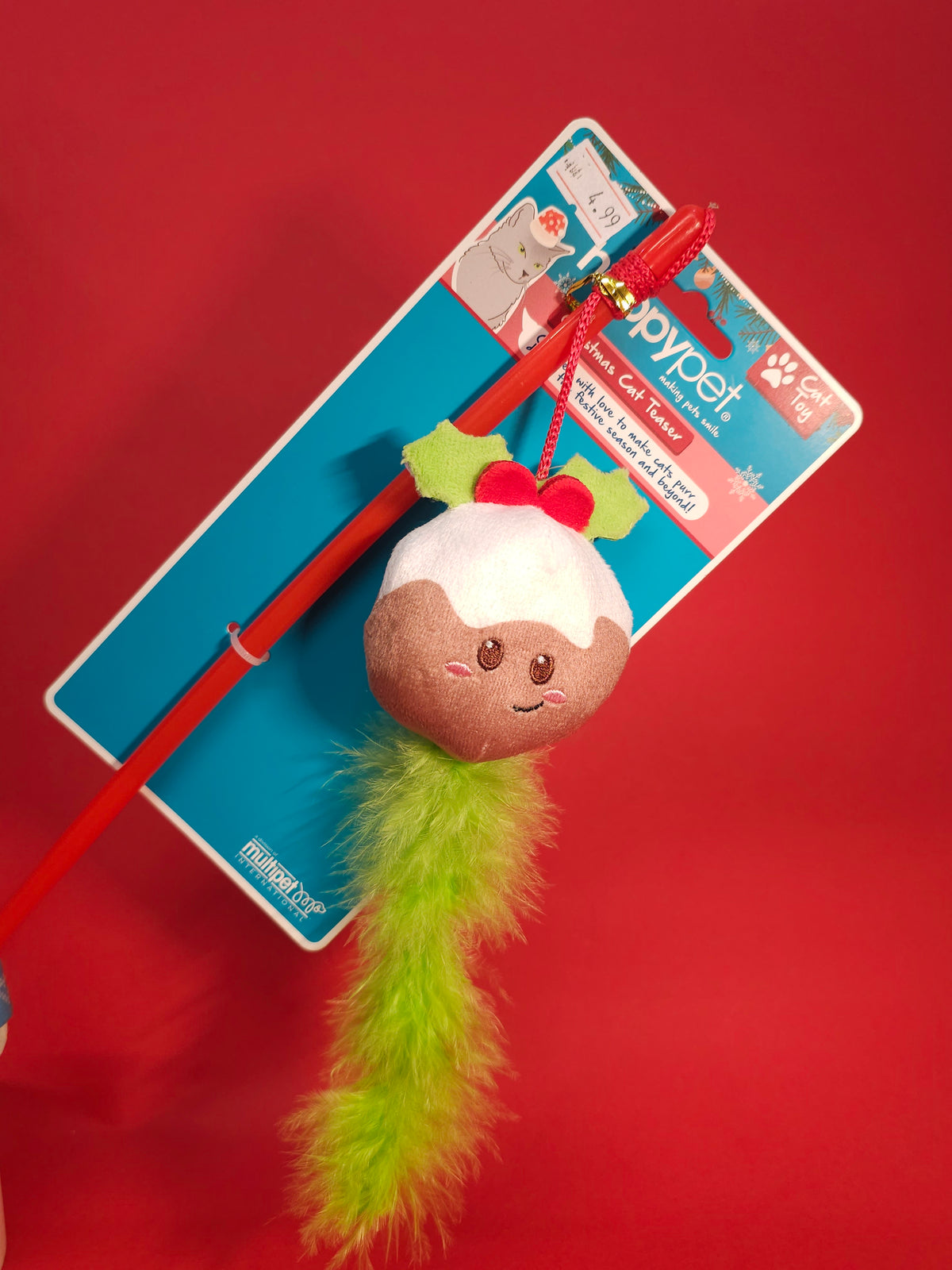 Happy Pet - Christmas Pudding Cat Teaser