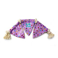 HugglePets Party Pup Bunting Crinkle Dog Toy