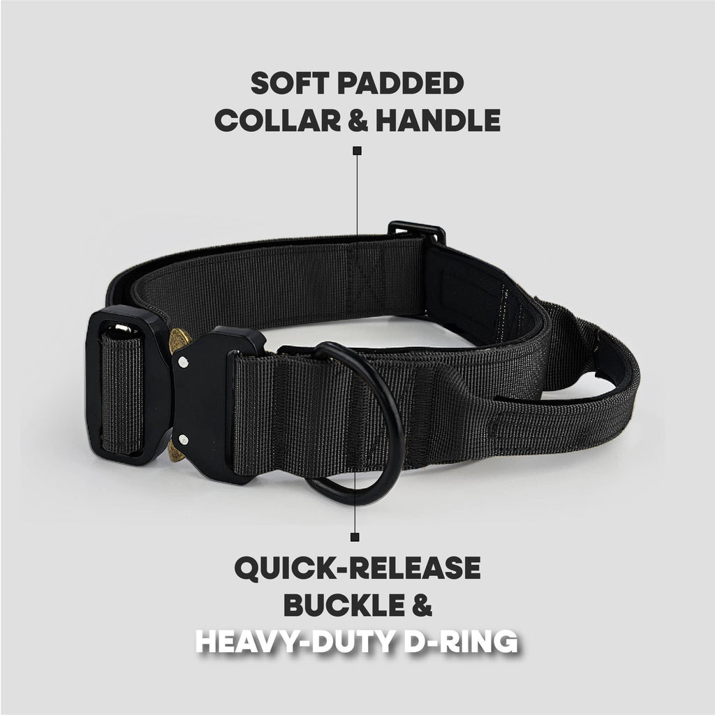 HugglePets Tactical K9 Endurance Dog Collar