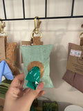 Adios Pastel Green Cork Sustainable Poo Bag Holder (includes 1 free poo bag roll)