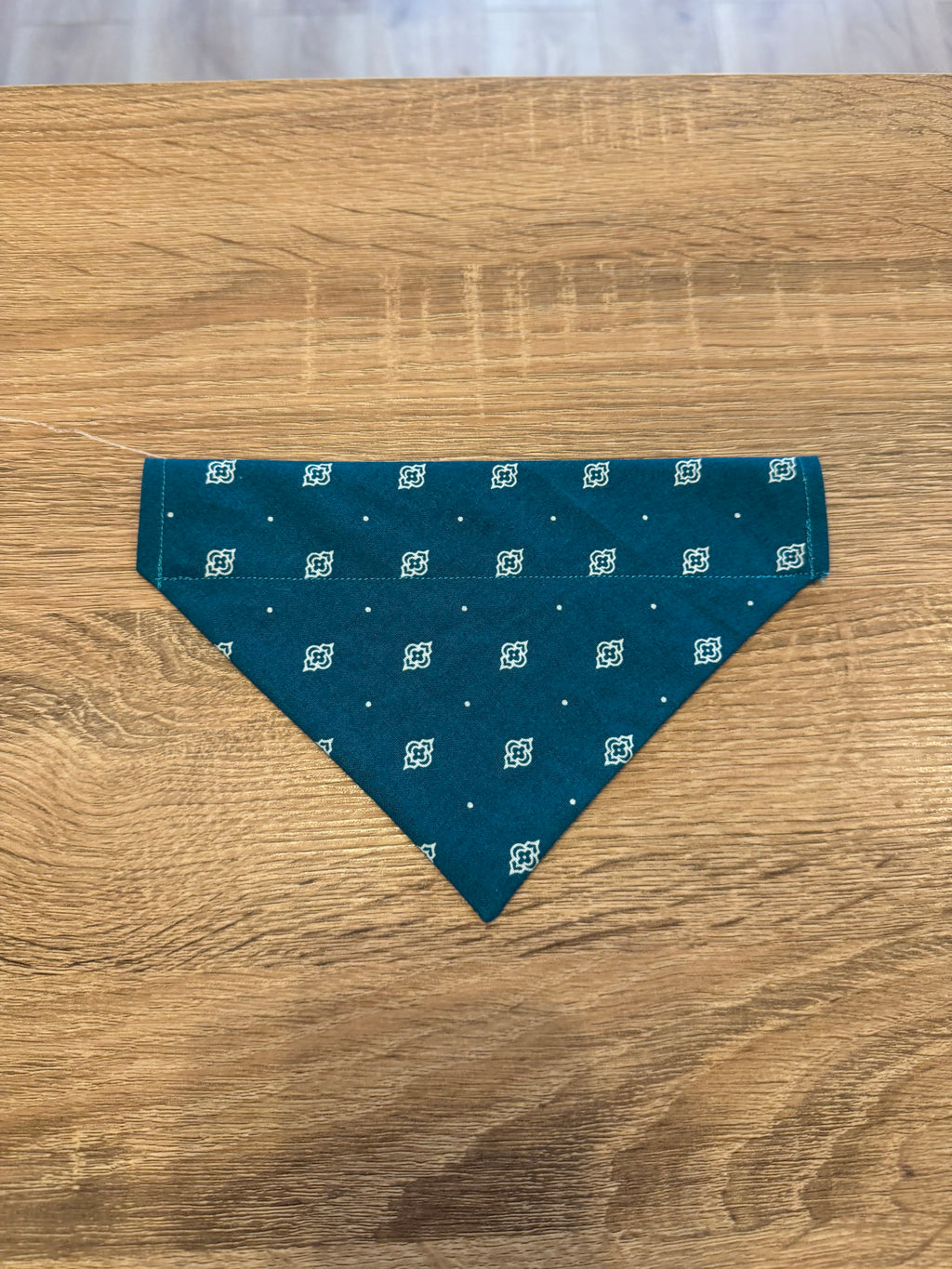 Teal Flower Bandana