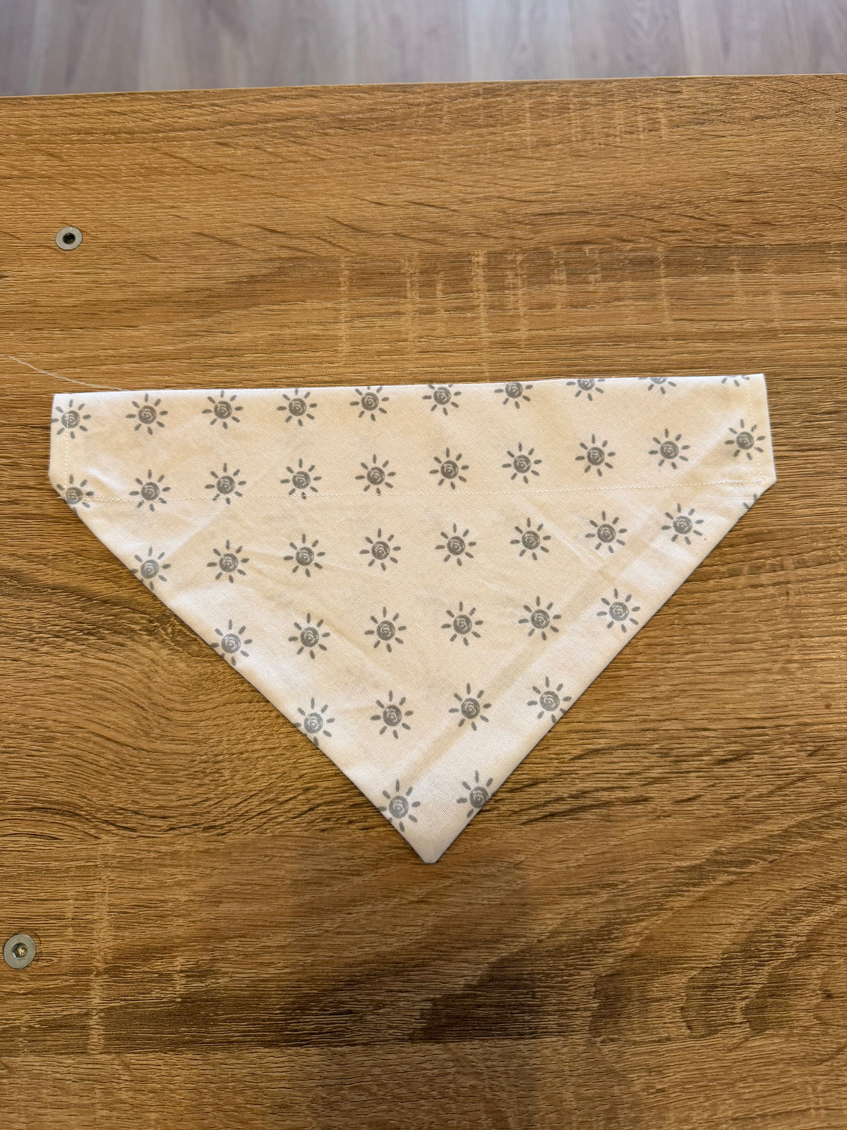 White with Grey Suns Bandana