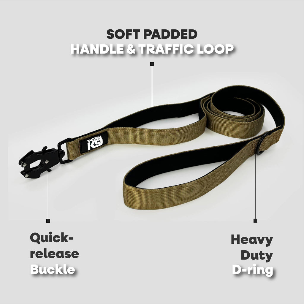 HugglePets Tactical K9 Endurance Dog Lead