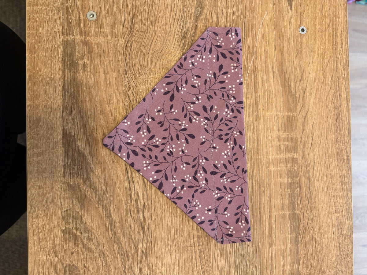 Lilac Flower Bandana