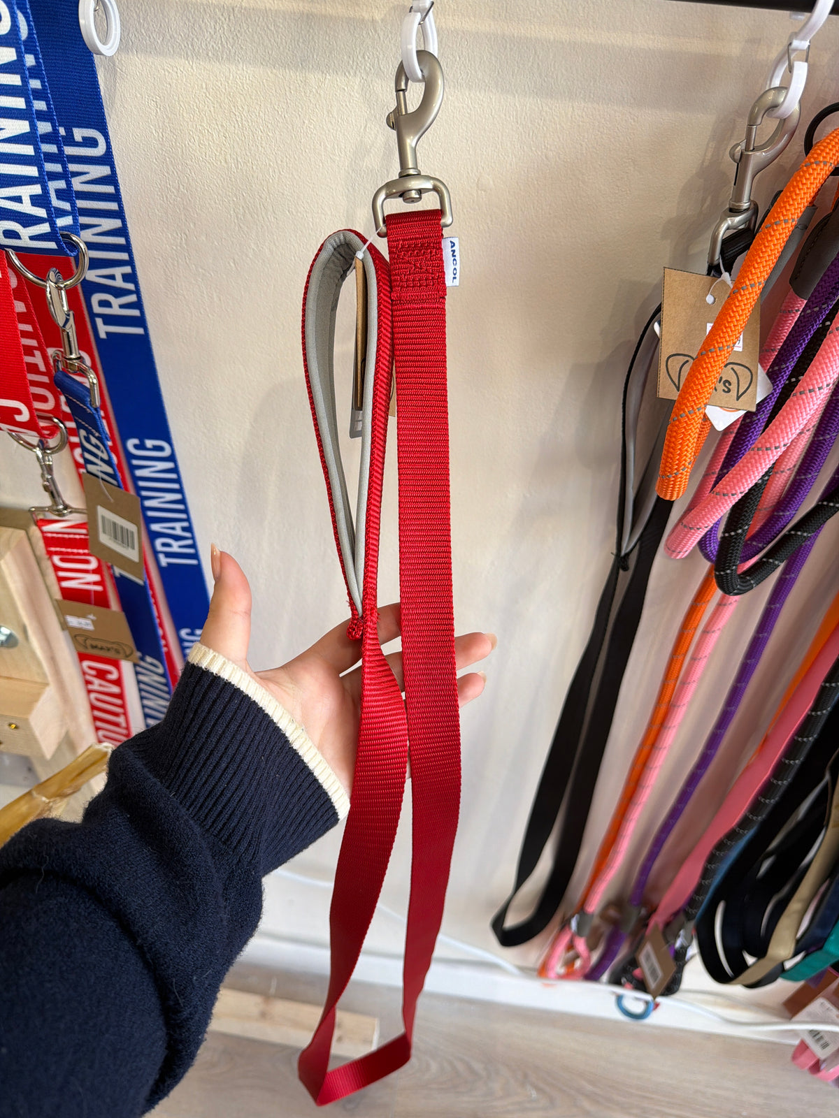 Padded Handle Red 180cm Longline