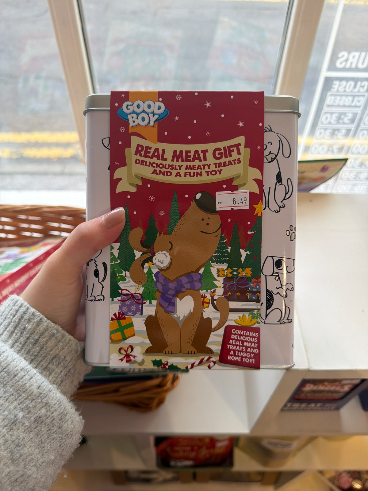 Gift Treat Tin - Real Meat Treats