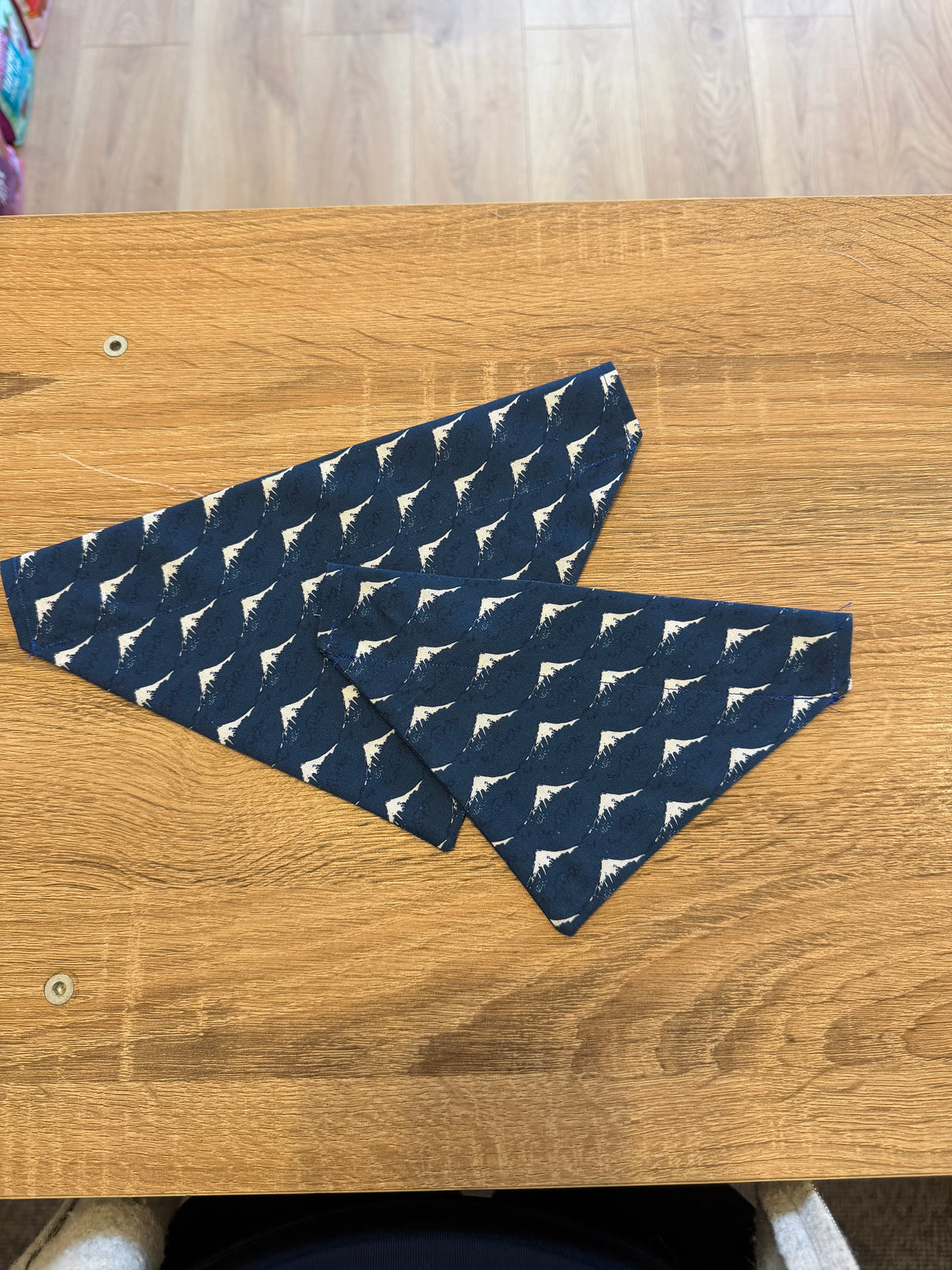 Navy Blue Mountain Bandana