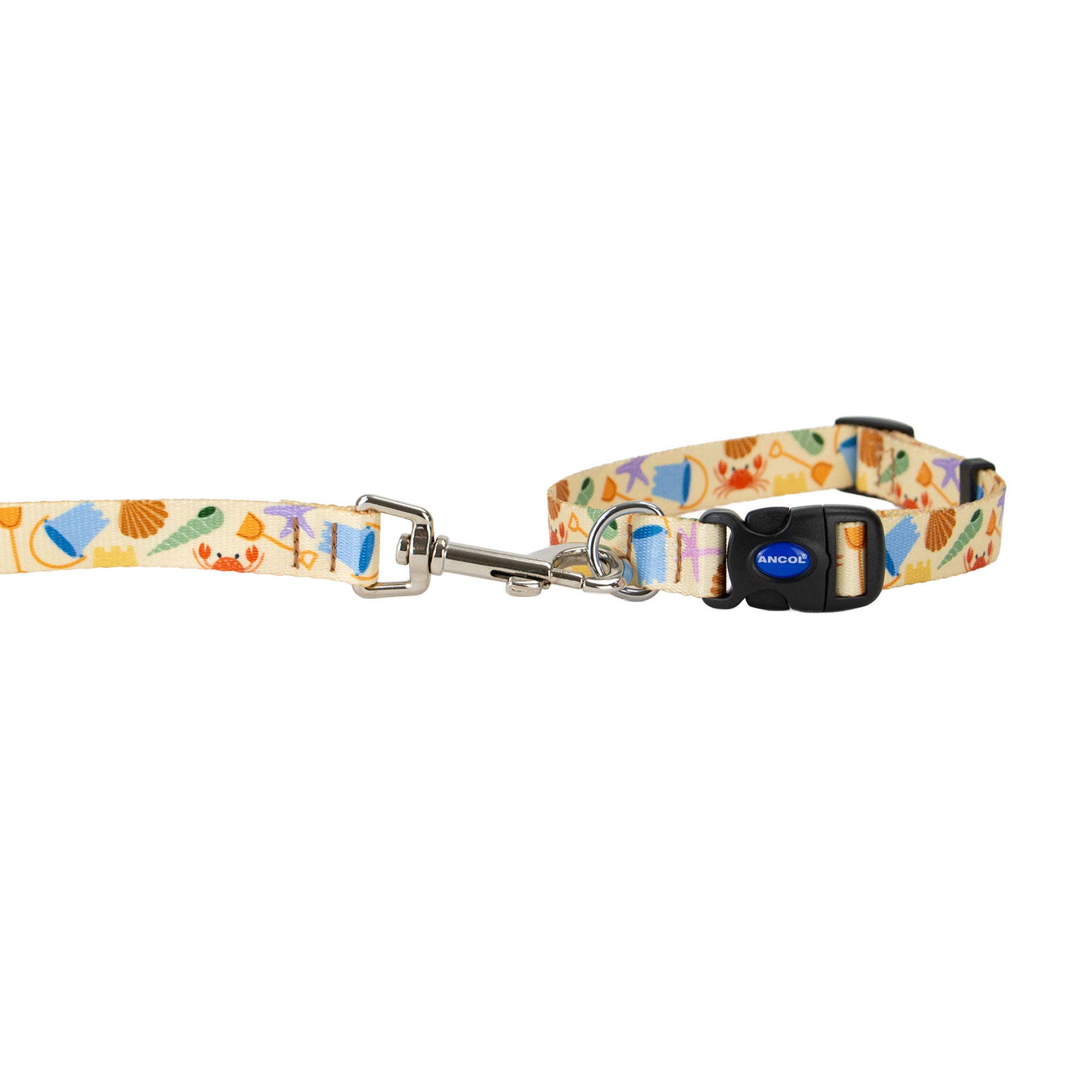 Soho Bucket & Spade Pattern Dog Collar