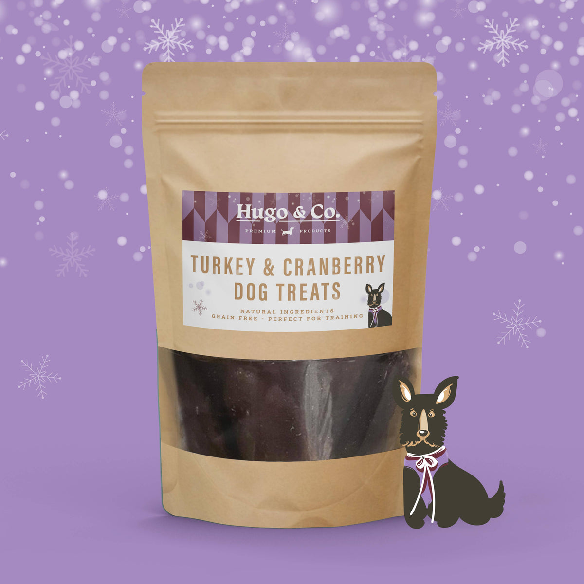 Hugo & Co - Christmas Turkey & Cranberry Dog Treats