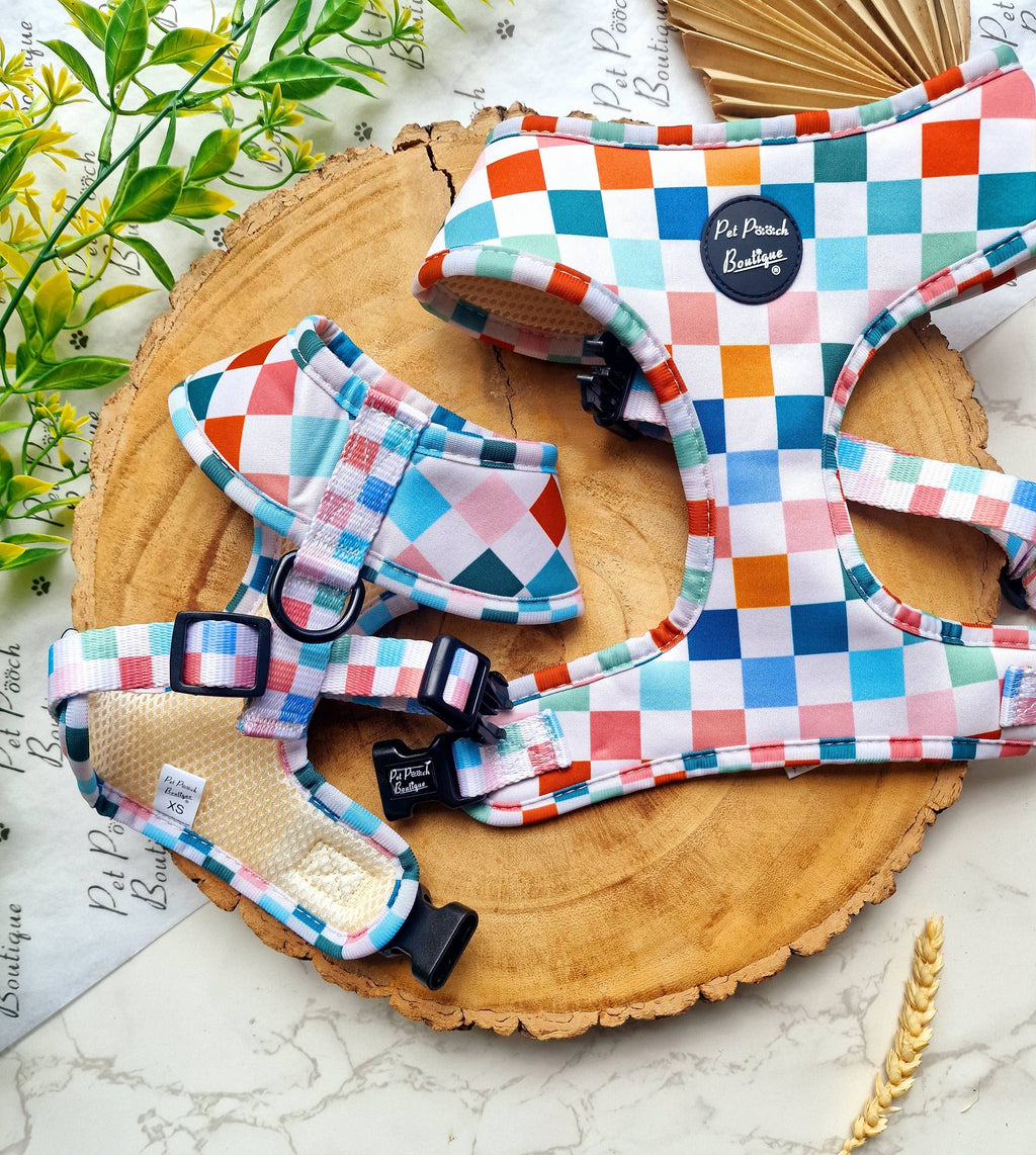 Chunky Check Puppy Dog Harness