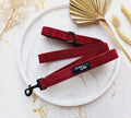 Burgundy Red Cord Dog Lead