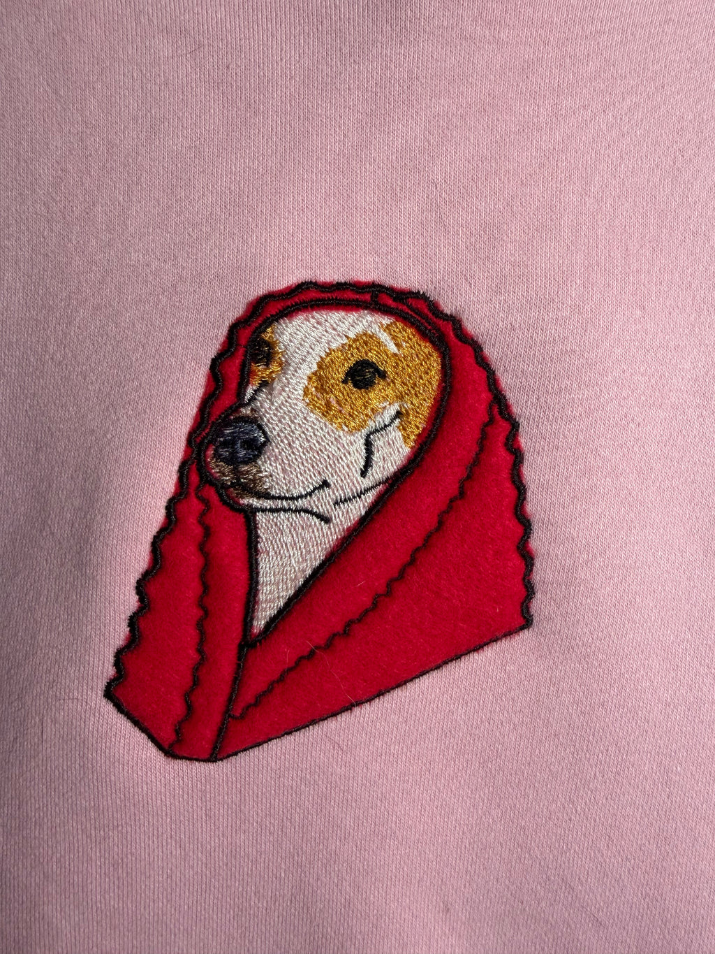 Custom Pet Cartoon Embroidered Sweatshirt