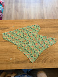 Turquoise Flower Bandana