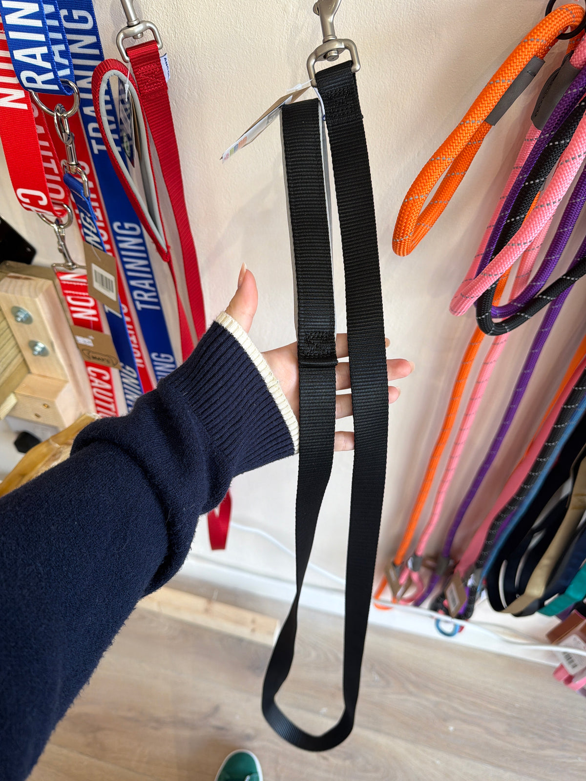 Padded Handle Black 180cm Longline