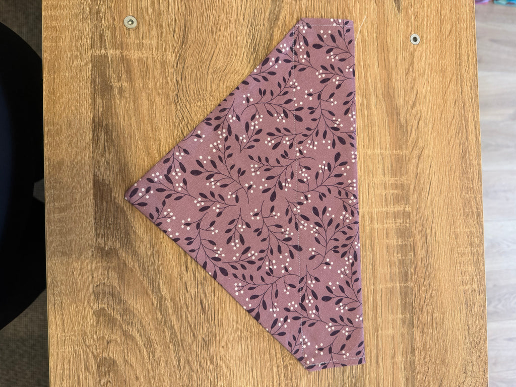 Lilac Flower Bandana