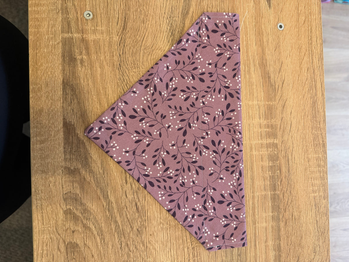 Lilac Flower Bandana