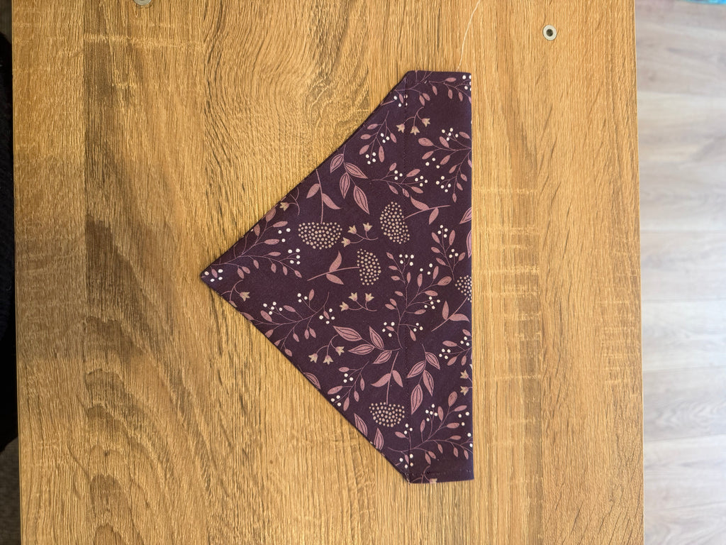 Purple Flower Bandana