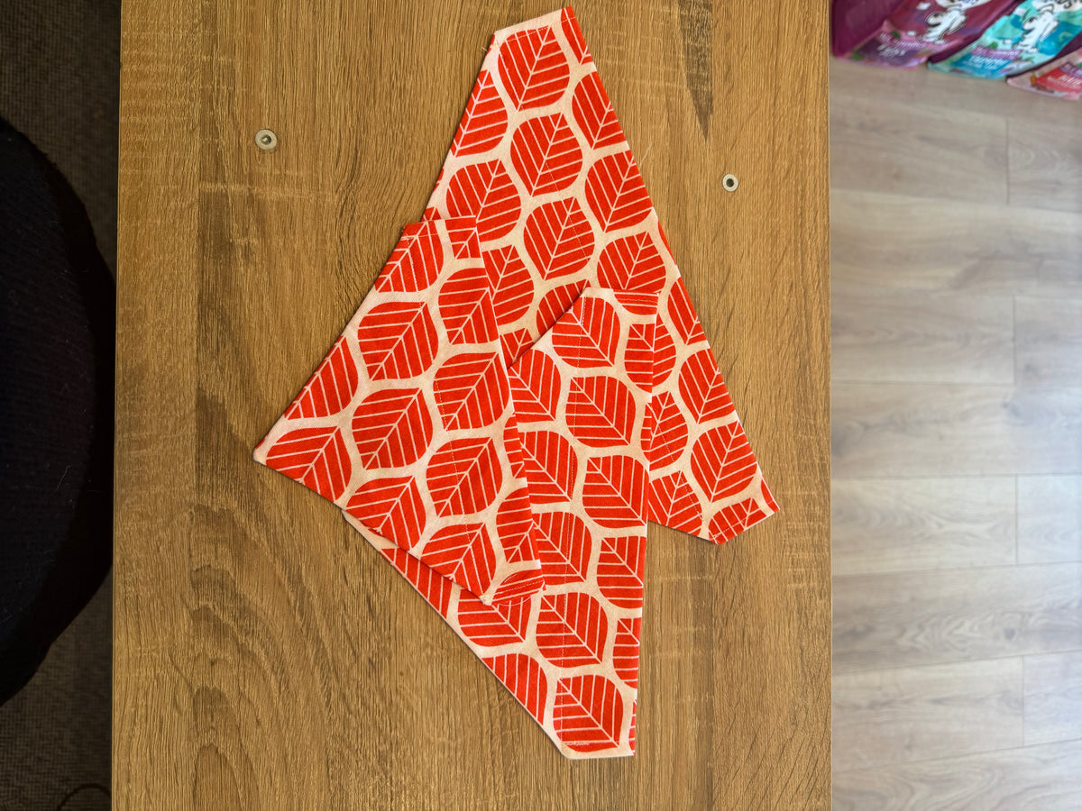 Red Leaves Bandana