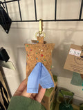 Adios Cork Rainbow Specks Sustainable Dog Poo Bag Holder (includes 1 free poo bag roll)
