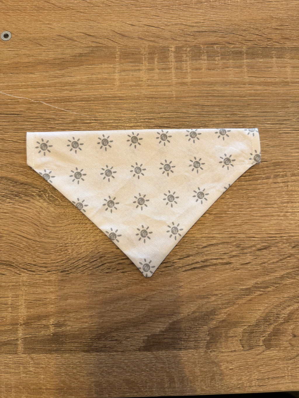 White with Grey Suns Bandana