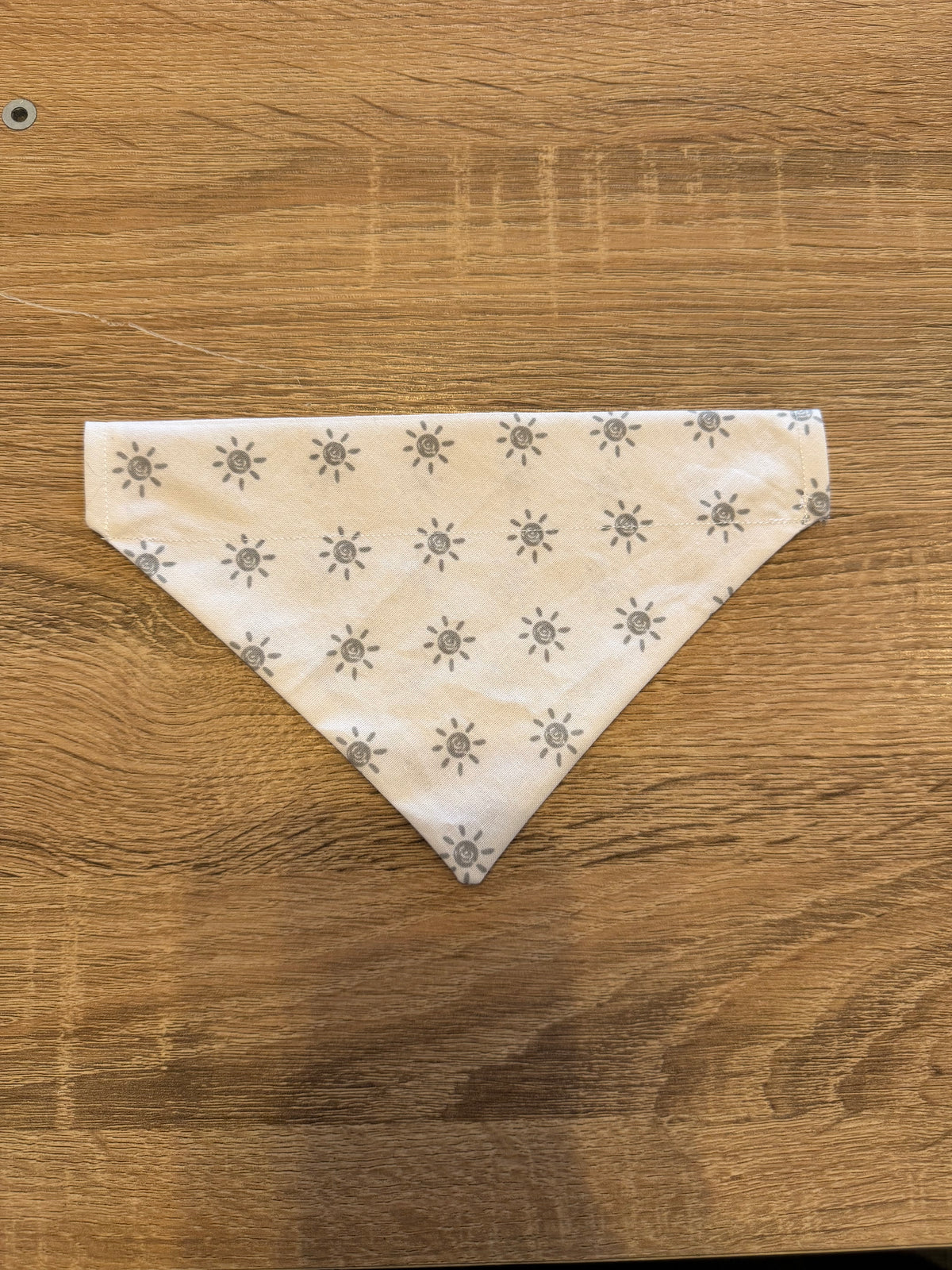 White with Grey Suns Bandana