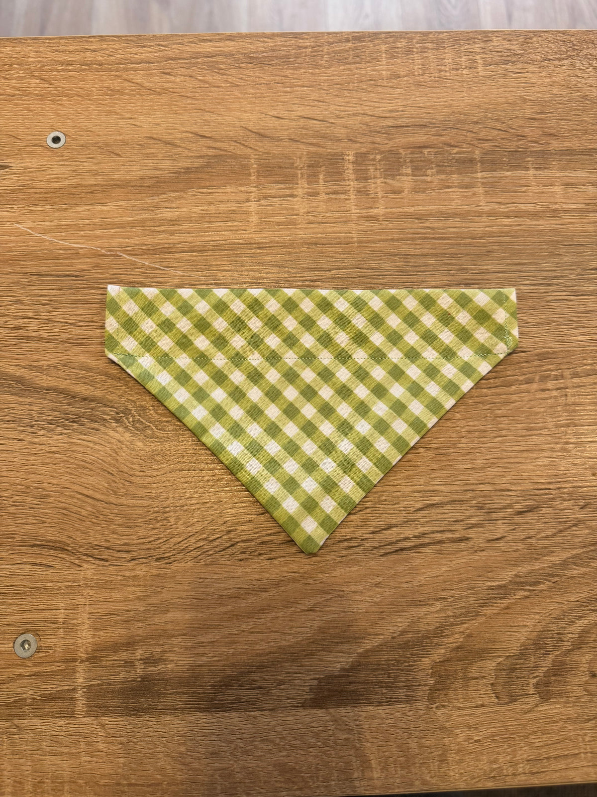 Green Checkered Bandana