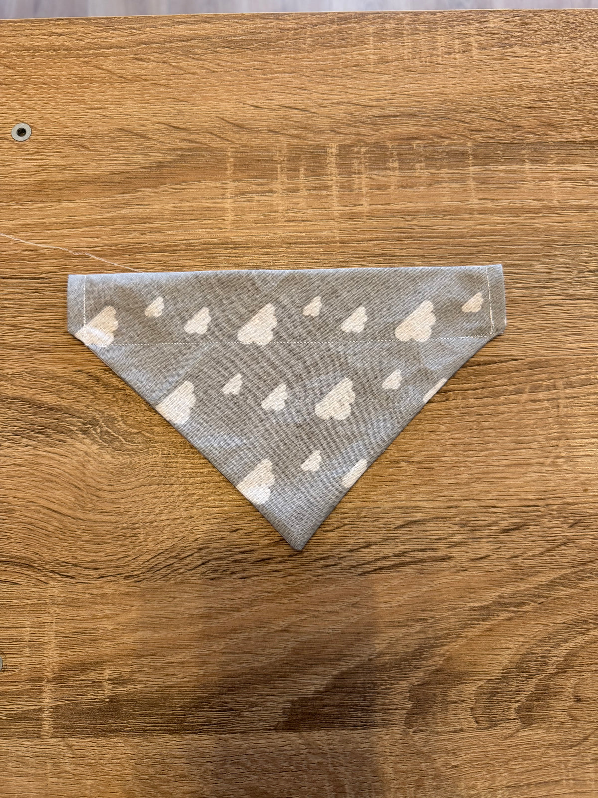 Grey with White Clouds Bandana