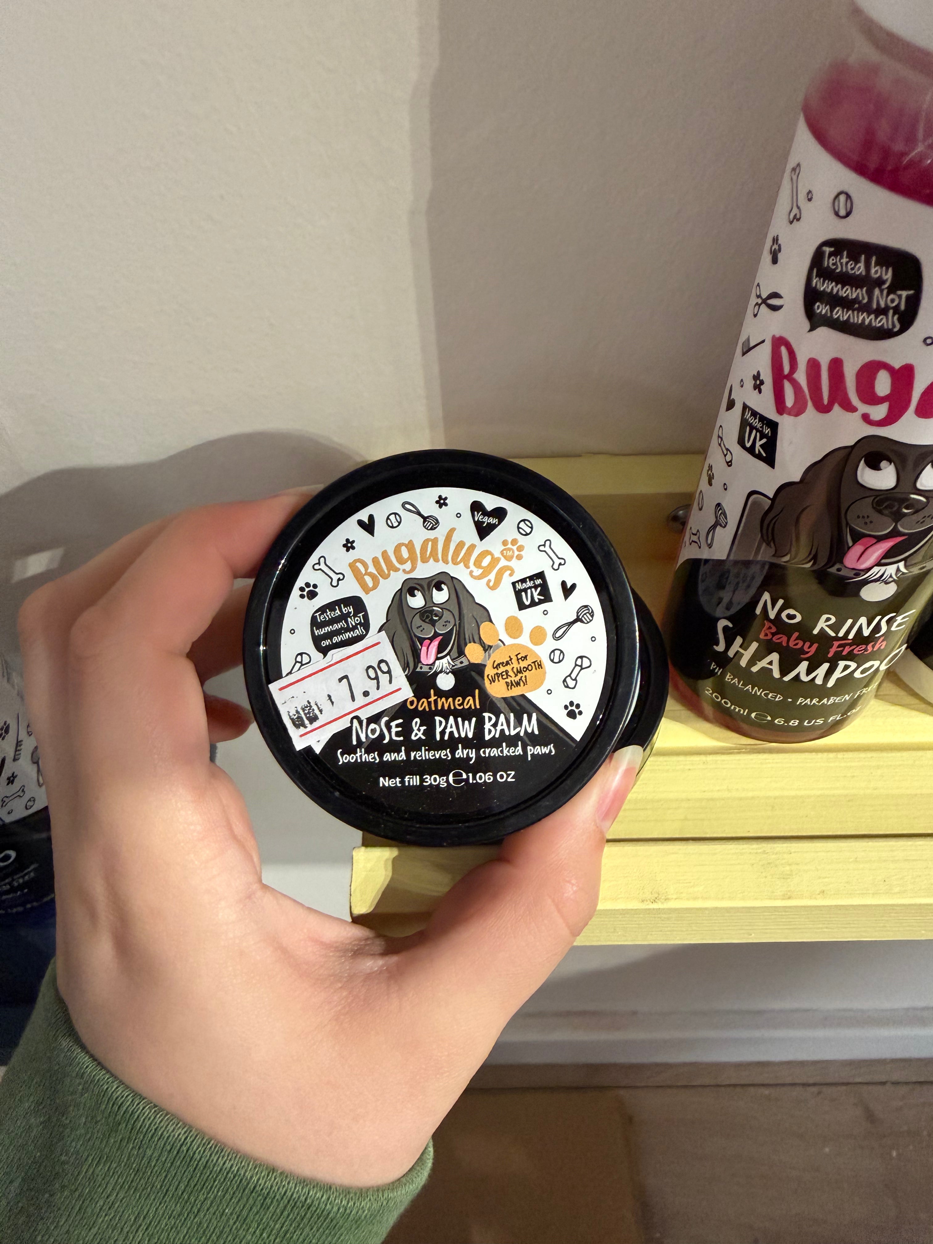 Bugalugs Oatmeal Nose & Paw Balm Tub