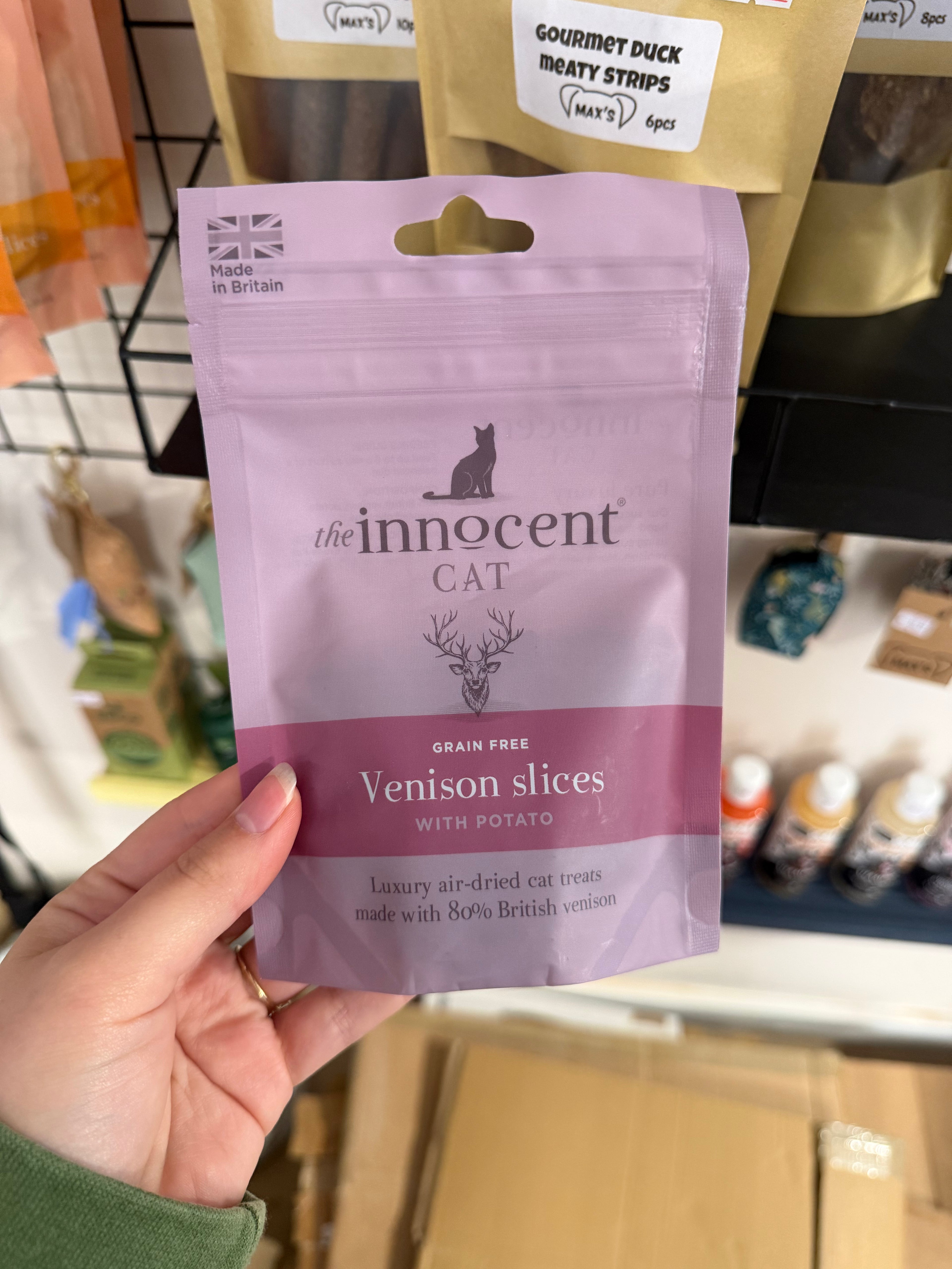 The Innocent Cat - Venison Slices with Potato 70g