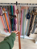 80cm Leather & Chain Lead