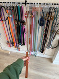 90cm Leather & Chain lead
