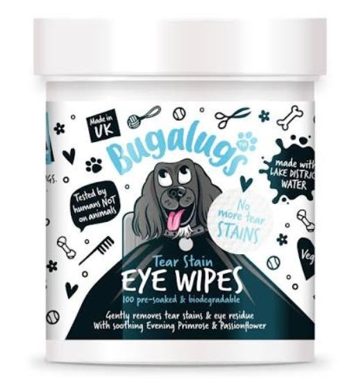 Bugalugs Tear Stain Eye Wipes
