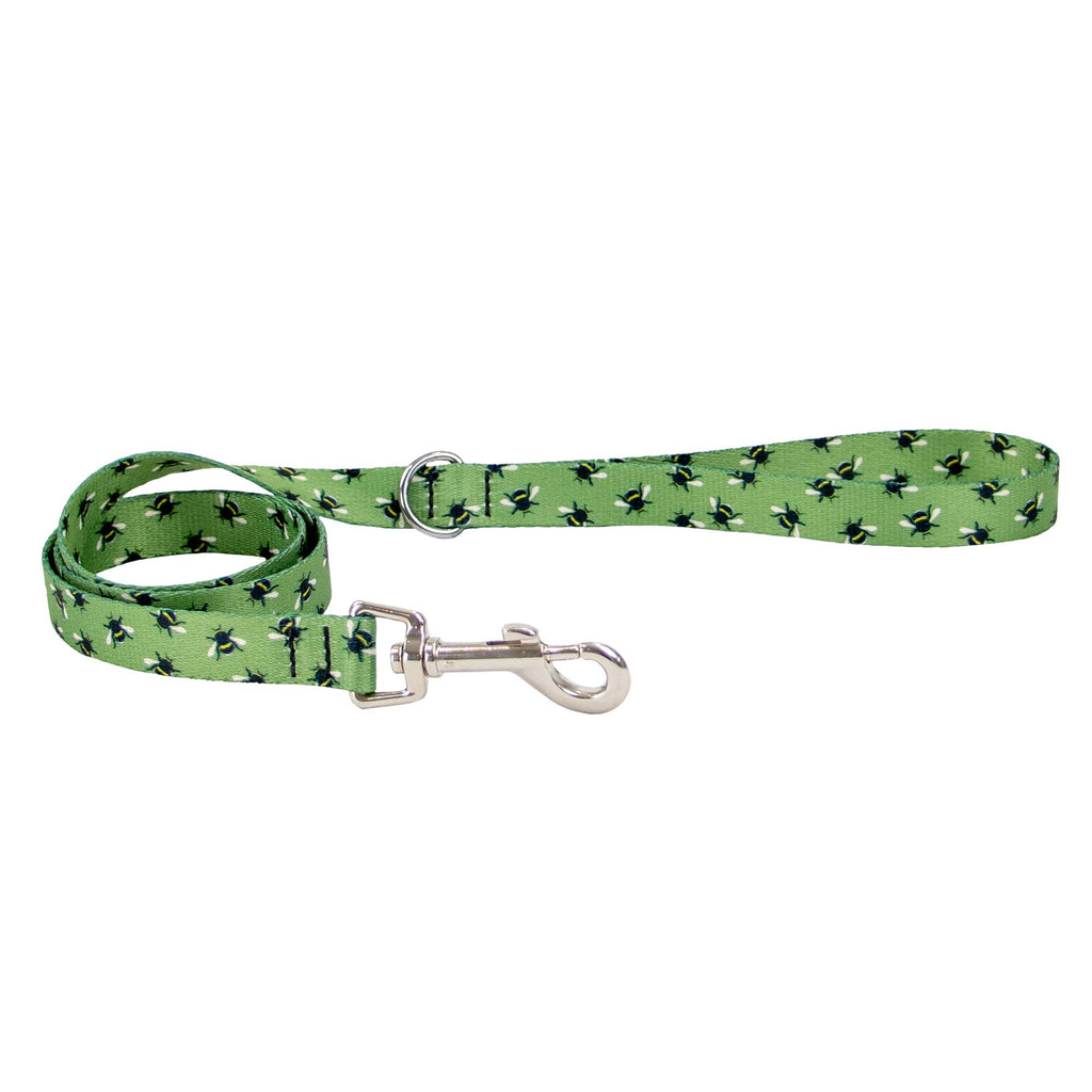 Bee Patterned Lead with Recycled Webbing 1m x 19mm