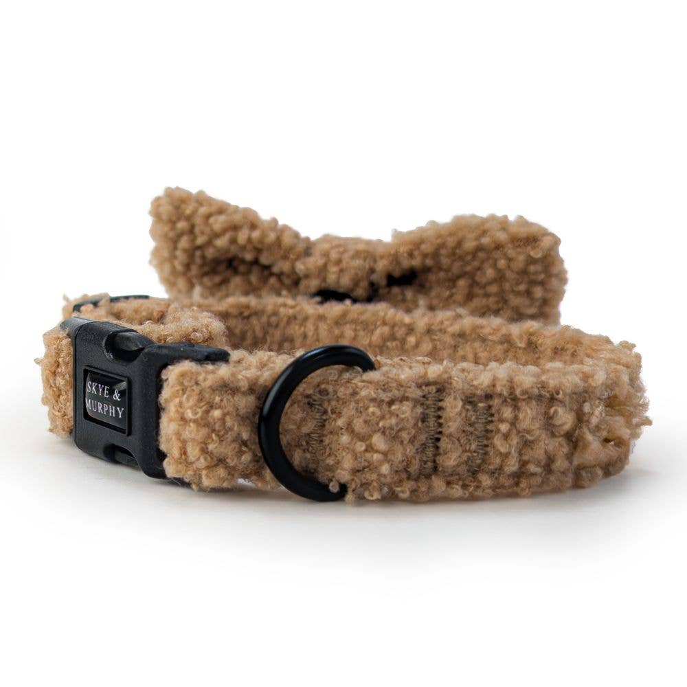 Skye & Murphy Teddy Dog Collar & Bow Tie