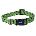 Bee Patterned Dog Collar With Recycled Webbing