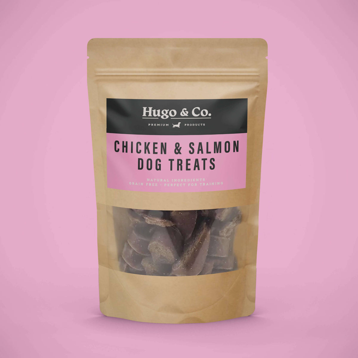 Hugo & Co - Salmon & Chicken Dog Treats - 75g