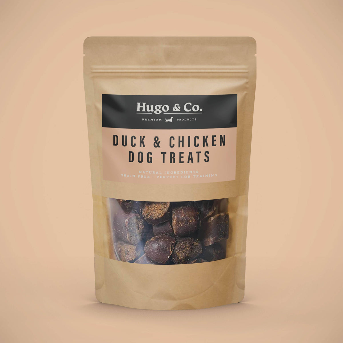Hugo & Co - Duck & Chicken Dog Treats -75g