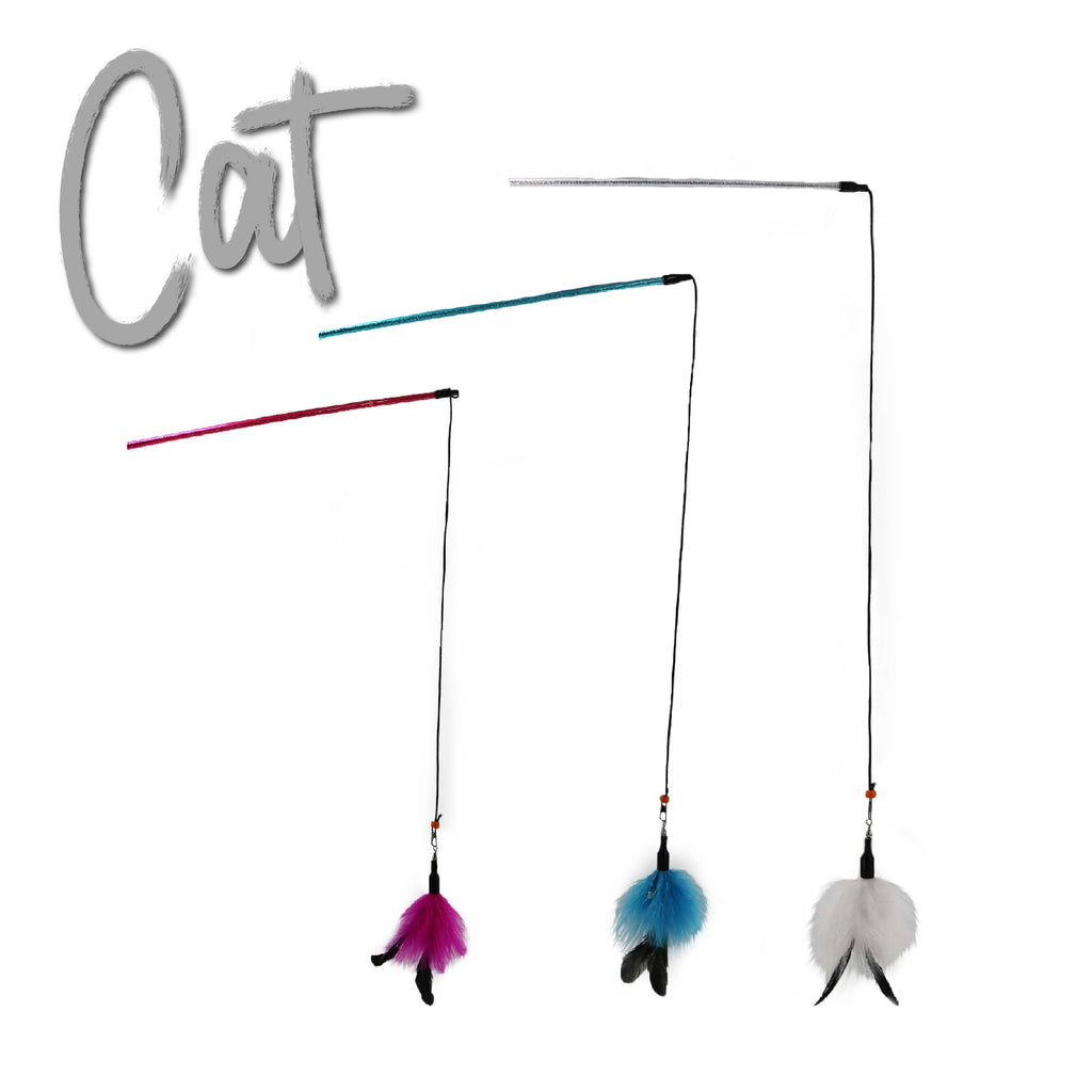 Ancol Feather Bell Cat Dangler Toy