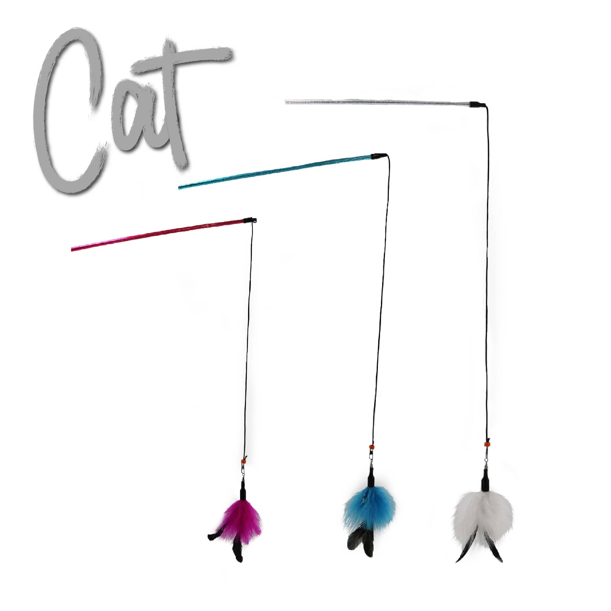 Ancol Feather Bell Cat Dangler Toy