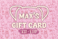 Max's Gift Card